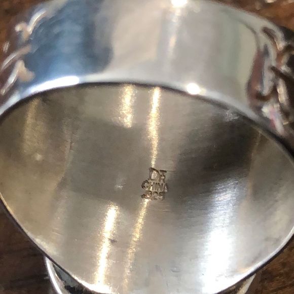 JAY KING DTR Sterling Silver Turquoise Oval Cabochon Ring Sz 10-3/4 - Picture 11 of 12